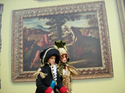 Napoleon i Jozefina izlaze iz muzeja